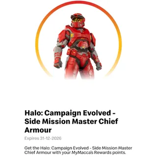 Halo McDonald's Master Chief Armor