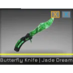 Butterfly knife jade dream