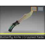 Butterfly Knife Crippled fade