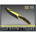 gut knife topaz