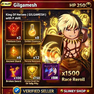 King Of Heroes/Gilgamesh with F skill