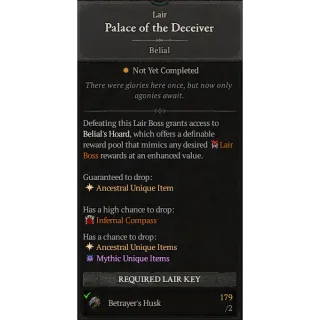 S11 Hardcore Belial T4 Carry x10 kill