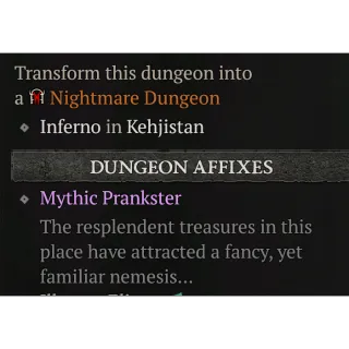 S11 x1 Mythic Prankster 1 Slot