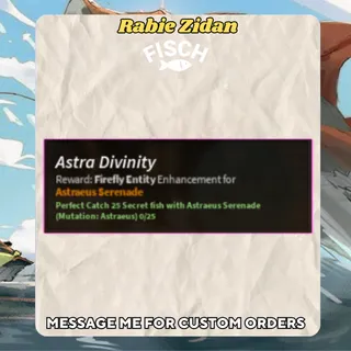Astra Divinity Service - fisch