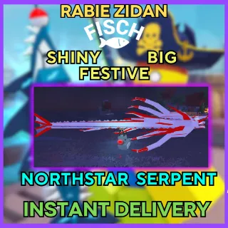 SHINY BIG FESTIVE NORTHSTAR SERPENT - FISCH