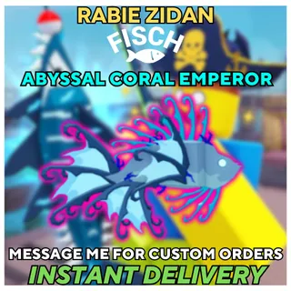 ABYSSAL CORAL EMPEROR ( Crazy cat lady quest )  PART 1 - FISCH