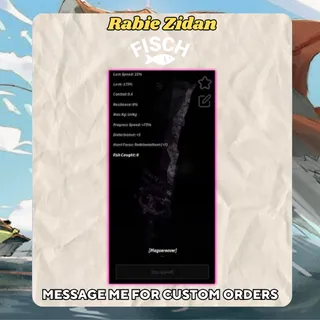 Plaguereaver Rod Set Service - FISCH