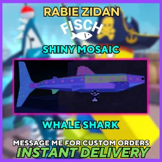 Shiny Mosaic Whale Shark - Fisch