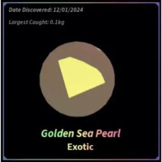 4x Golden Sea Pearl fisch