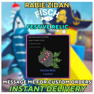 50x festive relic - Fisch