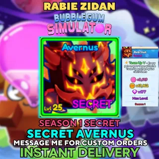 SECRET AVERNUS (season 1 secret)