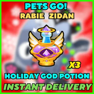 Holiday God Potion Pets Go