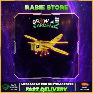 Golden Dragonfly - GROW A GARDEN 2