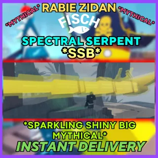 Sparkling Shiny Big Mythical  Spectral Serpent - Fisch