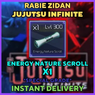 Energy nature scroll - Jujutsu infinite