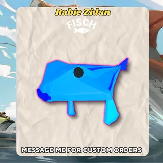 Crimson Bluelip Batfish - Fisch