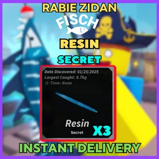 x3 Resin - Fisch