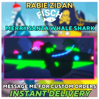 merry santa whale shark - Fisch