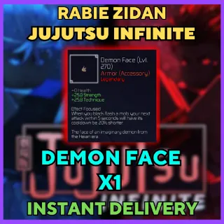 DEMON FACE - Jujutsu Infinite