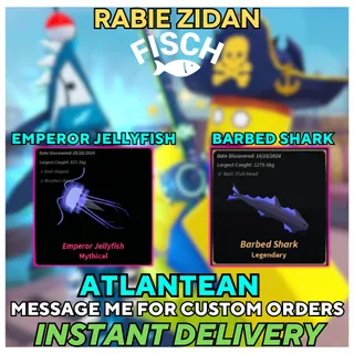 ATLANTEAN BARBED SHARK & EMPEROR JELLYFISH - Fisch