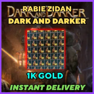 1k GOLD - DARK AND DARKER