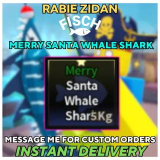 merry santa whale shark - Fisch