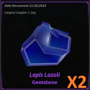 2x LAPIS LAZULI | FISCH