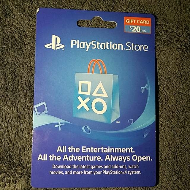 playstation 4 gift card $20