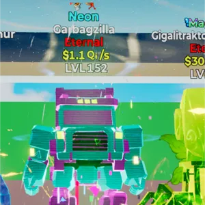 neon garbagzilla