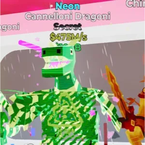 neon cannelloni dragoni