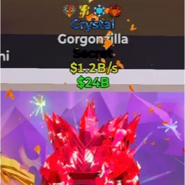 Crystal gorgonzilla