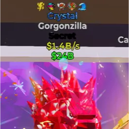 Crystal gorgonzilla