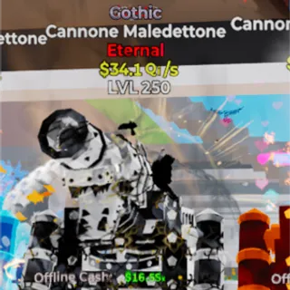gothic cannone maled