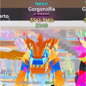 neon gorgonzilla