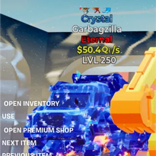 Crystal garbagzilla