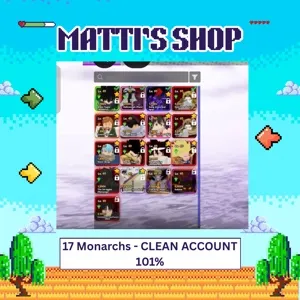ANIME VANGUARDS ACCOUNT - 17 MONARCHS