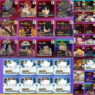ANIME VANGUARDS ACCOUNT - 32 MONARCHS (STACKED)