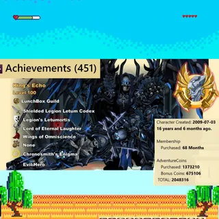 AQW ACCOUNT | ADVENTURE QUEST WORLD