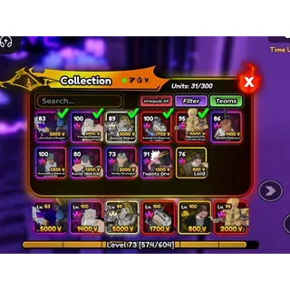 Anime Crusaders Account - 11 Crusaders 