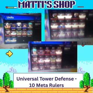 Universal Tower Defense - Endgame Account