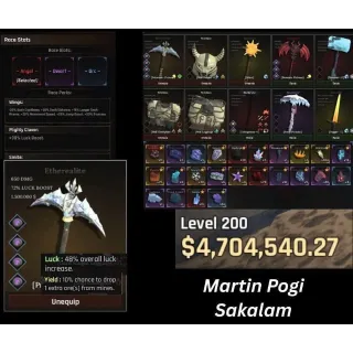 THE FORGE - ENDGAME ACCOUNT (PRISMATIC PICKAXE)