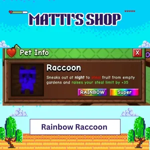 Rainbow Raccoon