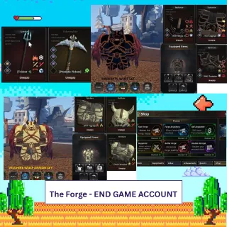 THE FORGE - ENDGAME ACCOUNT (WOLF SET + PRISMATIC AXE)