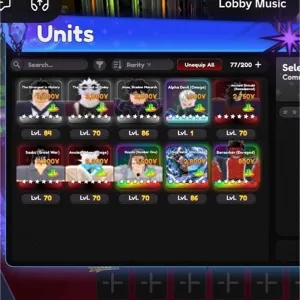 UNIVERSAL TOWER DEFENSE ACCOUNT (8 RULERS)