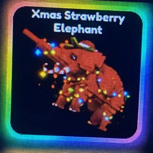 Xmas Strawberry Elephant