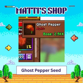 Ghost Pepper Seed - Grow A Garden 2