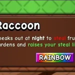 Rainbow Raccoon