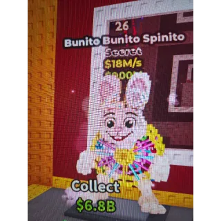 Bunito Bunito Spinito with 26 Trait
