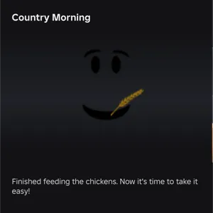 COUNTRY MORNING FACE