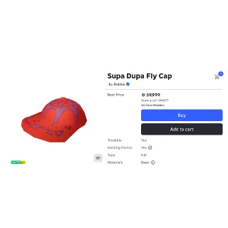 (ULTRA BUNDLE) 60K ROBUX LIMITED SUPA DUPA CAP + NEON FLY RIDE PARROT